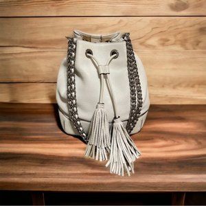 NWT Rebecca Minkoff 'Lexi' Fringe Chain Bucket Bag